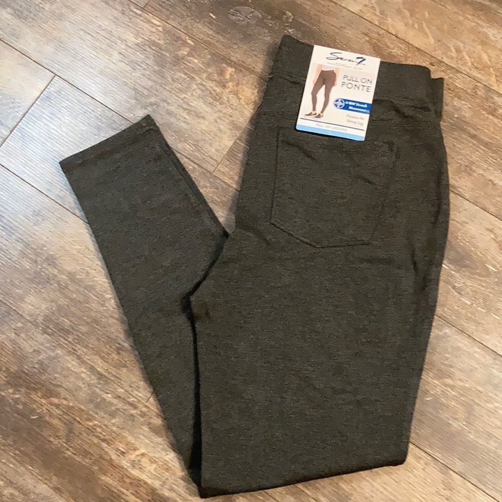 Seven 7 Charcoal Pull-on Leggings